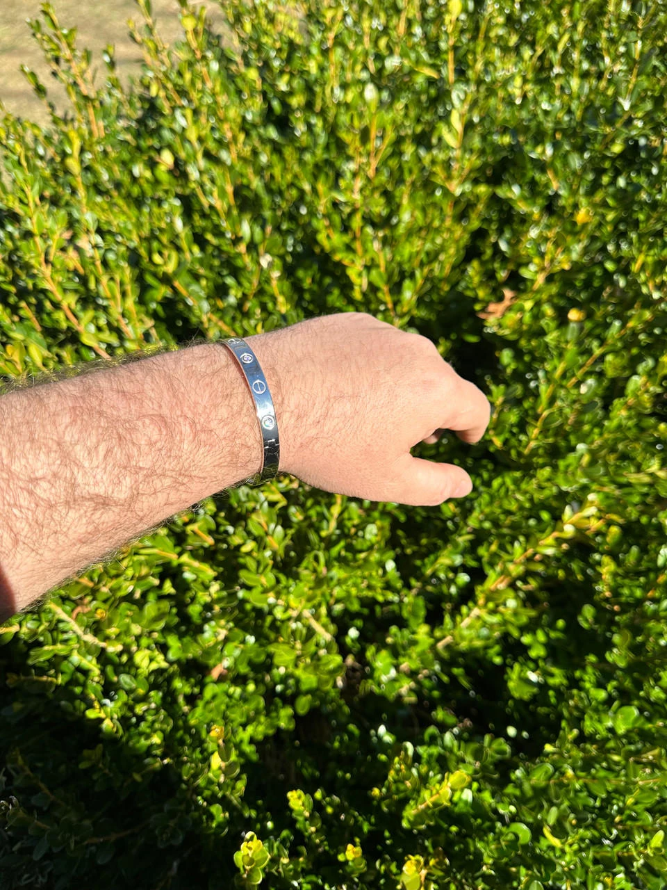 Real MOISSANITE Solid 925 Silver Bangle Bracelet Mens Or Ladies 13 Real MOISSANITE Solid 925 Silver Bangle Bracelet Mens Or Ladies - Image 11