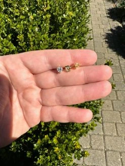 Real Moissanite Solitaire Stud Earrings Heart Shape Cut 14k Gold Over 925 Silver 40 Real Moissanite Solitaire Stud Earrings Heart Shape Cut 14k Gold Over 925 Silver -Harlem Bling Shop harlembling real moissanite solitaire stud earrings heart shape cut 14k gold over 925 silver 07875.1680291869