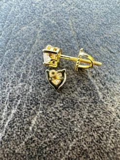 Real Moissanite Solitaire Stud Earrings Heart Shape Cut 14k Gold Over 925 Silver 37 Real Moissanite Solitaire Stud Earrings Heart Shape Cut 14k Gold Over 925 Silver -Harlem Bling Shop harlembling real moissanite solitaire stud earrings heart shape cut 14k gold over 925 silver 38606.1680291921