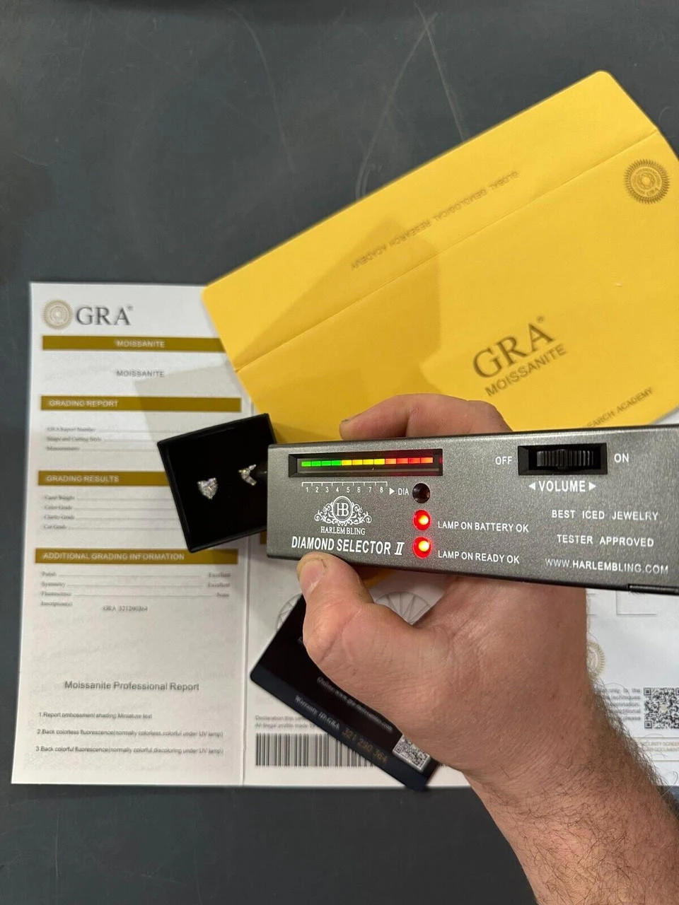 Real Moissanite Solitaire Stud Earrings Heart Shape Cut 14k Gold Over 925 Silver 6 Real Moissanite Solitaire Stud Earrings Heart Shape Cut 14k Gold Over 925 Silver - Image 4