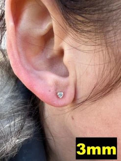 Real Moissanite Solitaire Stud Earrings Heart Shape Cut 14k Gold Over 925 Silver 28 Real Moissanite Solitaire Stud Earrings Heart Shape Cut 14k Gold Over 925 Silver -Harlem Bling Shop harlembling real moissanite solitaire stud earrings heart shape cut 14k gold over 925 silver 72235.1680292045