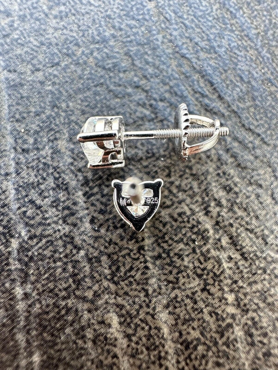 Real Moissanite Solitaire Stud Earrings Heart Shaped Fancy Cut 925 Silver 3-7mm 20 Real Moissanite Solitaire Stud Earrings Heart Shaped Fancy Cut 925 Silver 3-7mm - Image 18