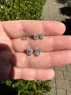 Real Moissanite Solitaire Stud Earrings Heart Shaped Fancy Cut 925 Silver 3-7mm 37 Real Moissanite Solitaire Stud Earrings Heart Shaped Fancy Cut 925 Silver 3-7mm -Harlem Bling Shop harlembling real moissanite solitaire stud earrings heart shaped fancy cut 925 silver 3 7mm 57042.1680291864