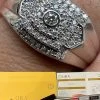 Real MOISSANITE Square Pinky Ring 925 Silver Hip Hop Iced Pass Diamond Tester 2 Real MOISSANITE Square Pinky Ring 925 Silver Hip Hop Iced Pass Diamond Tester -Harlem Bling Shop harlembling real moissanite square pinky ring 925 silver hip hop iced pass diamond tester 95858.1664301893