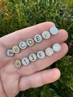 Real Moissanite Stud Earrings 925 Silver Iced Hip Hop Letter Initial Letter A-Z 37 Real Moissanite Stud Earrings 925 Silver Iced Hip Hop Letter Initial Letter A-Z -Harlem Bling Shop harlembling real moissanite stud earrings 925 silver iced hip hop letter initial letter a z 24650.1702962290