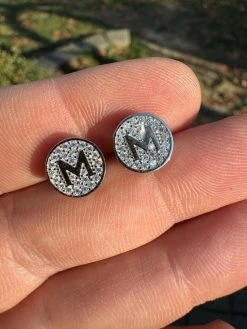 Real Moissanite Stud Earrings 925 Silver Iced Hip Hop Letter Initial Letter A-Z 25 Real Moissanite Stud Earrings 925 Silver Iced Hip Hop Letter Initial Letter A-Z -Harlem Bling Shop harlembling real moissanite stud earrings 925 silver iced hip hop letter initial letter a z 38026.1702962273