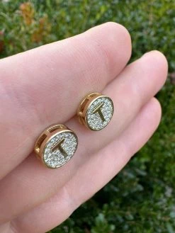 Real Moissanite Stud Earrings 925 Silver Iced Hip Hop Letter Initial Letter A-Z 34 Real Moissanite Stud Earrings 925 Silver Iced Hip Hop Letter Initial Letter A-Z -Harlem Bling Shop harlembling real moissanite stud earrings 925 silver iced hip hop letter initial letter a z 84111.1702962250