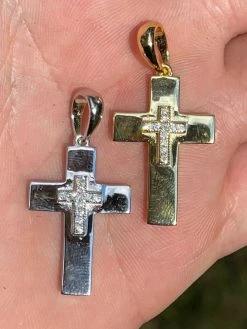 Real Natural Diamond Cross Pendant Necklace 1" Mens Ladies VS G 925 Silver Gold 23 Real Natural Diamond Cross Pendant Necklace 1" Mens Ladies VS G 925 Silver Gold -Harlem Bling Shop harlembling real natural diamond cross pendant necklace 1 mens ladies vs g 925 silver gold 58499.1664386697