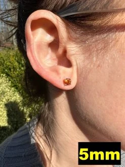 Real Orange Moissanite Screwback Stud Earrings 925 Silver 3-8mm Iced Pass Tester -Harlem Bling Shop harlembling real orange moissanite screwback stud earrings 925 silver 3 8mm iced pass tester 12881.1679340108