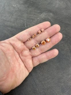 Real Orange Moissanite Screwback Stud Earrings 925 Silver 3-8mm Iced Pass Tester -Harlem Bling Shop harlembling real orange moissanite screwback stud earrings 925 silver 3 8mm iced pass tester 49006.1679340107