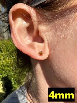 Real Orange Moissanite Screwback Stud Earrings 925 Silver 3-8mm Iced Pass Tester -Harlem Bling Shop harlembling real orange moissanite screwback stud earrings 925 silver 3 8mm iced pass tester 71921.1679340024