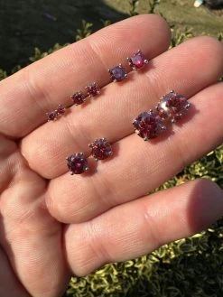 Real Pink Moissanite Screwback Stud Earrings 925 Silver 3-8mm Pass Diamond Test 36 Real Pink Moissanite Screwback Stud Earrings 925 Silver 3-8mm Pass Diamond Test -Harlem Bling Shop harlembling real pink moissanite screwback stud earrings 925 silver 3 8mm pass diamond test 38879.1676053285