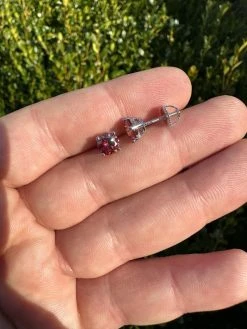 Real Pink Moissanite Screwback Stud Earrings 925 Silver 3-8mm Pass Diamond Test 35 Real Pink Moissanite Screwback Stud Earrings 925 Silver 3-8mm Pass Diamond Test -Harlem Bling Shop harlembling real pink moissanite screwback stud earrings 925 silver 3 8mm pass diamond test 77784.1676053195