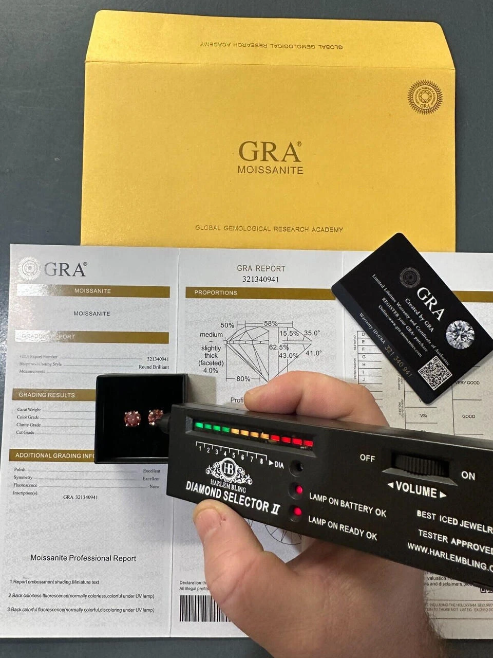 Real Pink Moissanite Screwback Stud Earrings 925 Silver 3-8mm Pass Diamond Test 11 Real Pink Moissanite Screwback Stud Earrings 925 Silver 3-8mm Pass Diamond Test - Image 9