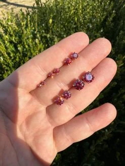 Real Pink Moissanite Stud Earrings 14k Rose Gold 925 Silver Mens Ladies 3-8mm 33 Real Pink Moissanite Stud Earrings 14k Rose Gold 925 Silver Mens Ladies 3-8mm -Harlem Bling Shop harlembling real pink moissanite stud earrings 14k rose gold 925 silver mens ladies 3 8mm 81193.1676052833