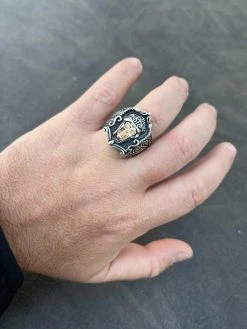 Real Plain Solid 925 Sterling Silver Viking Warrior Draugr Gladiator Skull Ring -Harlem Bling Shop harlembling real plain solid 925 sterling silver viking warrior draugr gladiator skull ring 33736.1672851685