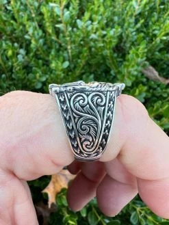 Real Plain Solid 925 Sterling Silver Viking Warrior Draugr Gladiator Skull Ring -Harlem Bling Shop harlembling real plain solid 925 sterling silver viking warrior draugr gladiator skull ring 56730.1672851804