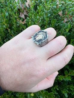 Real Plain Solid 925 Sterling Silver Viking Warrior Draugr Gladiator Skull Ring -Harlem Bling Shop harlembling real plain solid 925 sterling silver viking warrior draugr gladiator skull ring 58842.1672851586