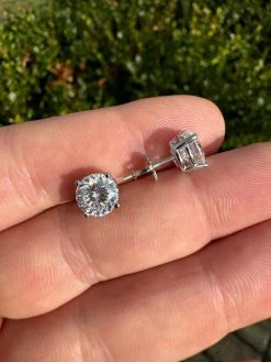 Real Portuguese Cut Moissanite Stud Earrings 14k Gold Vermeil 925 Silver 1-4ct 32 Real Portuguese Cut Moissanite Stud Earrings 14k Gold Vermeil 925 Silver 1-4ct -Harlem Bling Shop harlembling real portuguese cut moissanite stud earrings 14k gold vermeil 925 silver 1 4ct 35128.1702616150