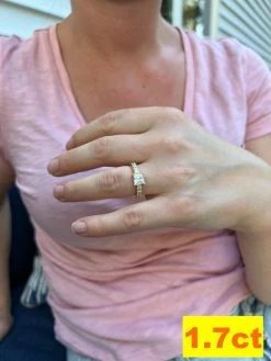 Real Princess Cut MOISSANITE Engagement Promise Ring 14k Gold Plated 925 Silver 22 Real Princess Cut MOISSANITE Engagement Promise Ring 14k Gold Plated 925 Silver -Harlem Bling Shop harlembling real princess cut moissanite engagement promise ring 14k gold plated 925 silver 48808.1664300778