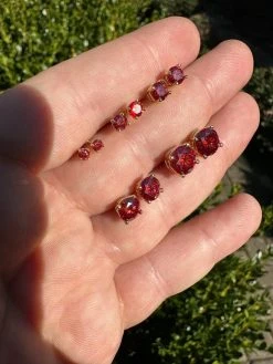 Real Ruby Red Moissanite Screwback Stud Earrings 14k Gold Over 925 Silver 3-8mm 37 Real Ruby Red Moissanite Screwback Stud Earrings 14k Gold Over 925 Silver 3-8mm -Harlem Bling Shop harlembling real ruby red moissanite screwback stud earrings 14k gold over 925 silver 3 8mm 36999.1679340112