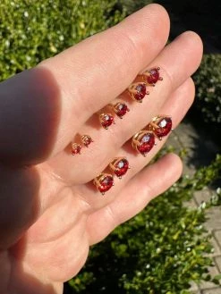 Real Ruby Red Moissanite Screwback Stud Earrings 14k Gold Over 925 Silver 3-8mm 38 Real Ruby Red Moissanite Screwback Stud Earrings 14k Gold Over 925 Silver 3-8mm -Harlem Bling Shop harlembling real ruby red moissanite screwback stud earrings 14k gold over 925 silver 3 8mm 65126.1679340170