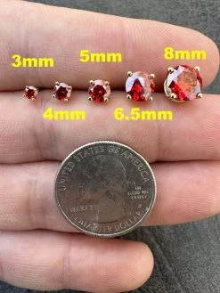 Real Ruby Red Moissanite Screwback Stud Earrings 14k Gold Over 925 Silver 3-8mm 28 Real Ruby Red Moissanite Screwback Stud Earrings 14k Gold Over 925 Silver 3-8mm -Harlem Bling Shop harlembling real ruby red moissanite screwback stud earrings 14k gold over 925 silver 3 8mm 99397.1679340087