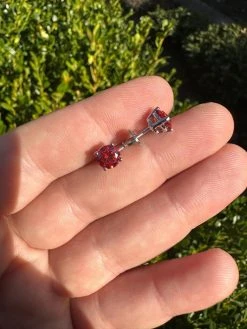 Real Ruby Red Moissanite Screwback Stud Earrings 925 Silver 3-8mm Iced Pass Test 37 Real Ruby Red Moissanite Screwback Stud Earrings 925 Silver 3-8mm Iced Pass Test -Harlem Bling Shop harlembling real ruby red moissanite screwback stud earrings 925 silver 3 8mm iced pass test 20182.1679340088