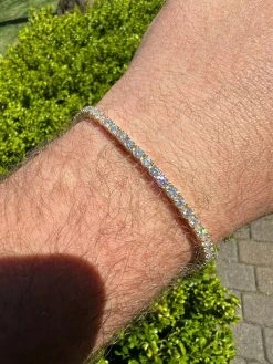 Real Solid 10k Gold 3mm Moissanite Tennis Chain Bracelet - Passes Diamond Tester 16 Real Solid 10k Gold 3mm Moissanite Tennis Chain Bracelet - Passes Diamond Tester -Harlem Bling Shop harlembling real solid 10k gold 3mm moissanite tennis chain bracelet passes diamond tester 04068.1664358420