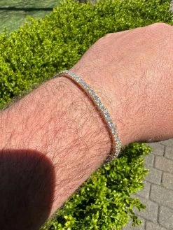 Real Solid 10k Gold 3mm Moissanite Tennis Chain Bracelet - Passes Diamond Tester 25 Real Solid 10k Gold 3mm Moissanite Tennis Chain Bracelet - Passes Diamond Tester -Harlem Bling Shop harlembling real solid 10k gold 3mm moissanite tennis chain bracelet passes diamond tester 40933.1664362877