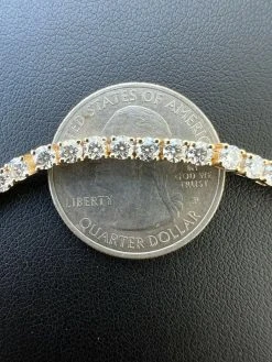 Real Solid 10k Gold 3mm Moissanite Tennis Chain Bracelet - Passes Diamond Tester 20 Real Solid 10k Gold 3mm Moissanite Tennis Chain Bracelet - Passes Diamond Tester -Harlem Bling Shop harlembling real solid 10k gold 3mm moissanite tennis chain bracelet passes diamond tester 78247.1664360790