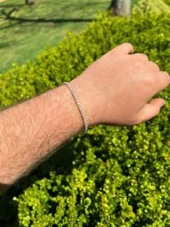 Real Solid 10k Gold 3mm Moissanite Tennis Chain Bracelet - Passes Diamond Tester 24 Real Solid 10k Gold 3mm Moissanite Tennis Chain Bracelet - Passes Diamond Tester -Harlem Bling Shop harlembling real solid 10k gold 3mm moissanite tennis chain bracelet passes diamond tester 93573.1664358841