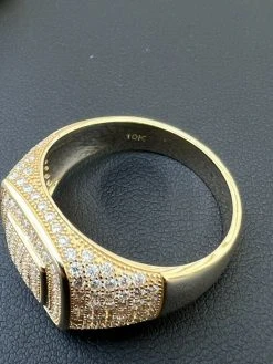 Real Solid 10k Gold Men's Hip Hop Iced Moissanite Ring - Passes Diamond Tester 24 Real Solid 10k Gold Men's Hip Hop Iced Moissanite Ring - Passes Diamond Tester -Harlem Bling Shop harlembling real solid 10k gold mens hip hop iced moissanite ring passes diamond tester 20213.1664357964
