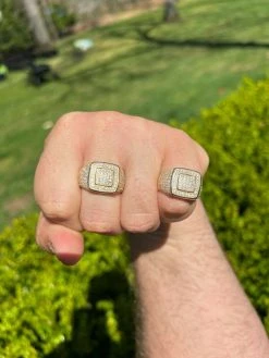 Real Solid 10k Gold Men's Hip Hop Iced Moissanite Ring - Passes Diamond Tester 22 Real Solid 10k Gold Men's Hip Hop Iced Moissanite Ring - Passes Diamond Tester -Harlem Bling Shop harlembling real solid 10k gold mens hip hop iced moissanite ring passes diamond tester 91713.1664359122