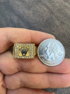 Real Solid 14k Gold Vermeil 925 Sterling Silver Iced Out Crown Diamond Pinky Ring Hip Hop 25 Real Solid 14k Gold Vermeil 925 Sterling Silver Iced Out Crown Diamond Pinky Ring Hip Hop -Harlem Bling Shop harlembling real solid 14k gold vermeil 925 sterling silver iced out crown diamond pinky ring hip hop 69713.1664299670