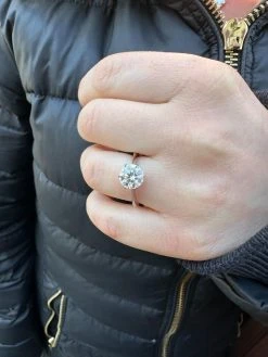 Real SolId 14k White Gold 2ct 8mm VVS D Moissanite Engagement Solitaire Ring 30 Real SolId 14k White Gold 2ct 8mm VVS D Moissanite Engagement Solitaire Ring -Harlem Bling Shop harlembling real solid 14k white gold 2ct 8mm vvs d moissanite engagement solitaire ring 00078.1680291865