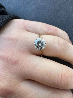 Real SolId 14k White Gold 2ct 8mm VVS D Moissanite Engagement Solitaire Ring 33 Real SolId 14k White Gold 2ct 8mm VVS D Moissanite Engagement Solitaire Ring -Harlem Bling Shop harlembling real solid 14k white gold 2ct 8mm vvs d moissanite engagement solitaire ring 71387.1680292009