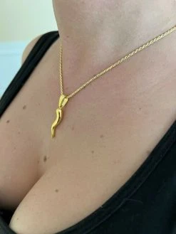 Real Solid 925 Silver / Gold Italian Cornicello Horn Pepper Pendant Necklace 15 Real Solid 925 Silver / Gold Italian Cornicello Horn Pepper Pendant Necklace -Harlem Bling Shop harlembling real solid 925 silver gold italian cornicello horn pepper pendant necklace 01199.1664356067