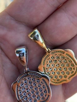 Real Solid 925 Silver Hip Hop Monkey Face Emoji Pendant Necklace Iced Gold 24 Real Solid 925 Silver Hip Hop Monkey Face Emoji Pendant Necklace Iced Gold -Harlem Bling Shop harlembling real solid 925 silver hip hop monkey face emoji pendant necklace iced gold 80615.1664389632