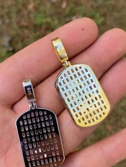 Real Solid 925 Silver Virgin Mary Iced Baguette Diamond DogTag Pendant Necklace 30 Real Solid 925 Silver Virgin Mary Iced Baguette Diamond DogTag Pendant Necklace -Harlem Bling Shop harlembling real solid 925 silver virgin mary iced baguette diamond dogtag pendant necklace 08193.1664397956