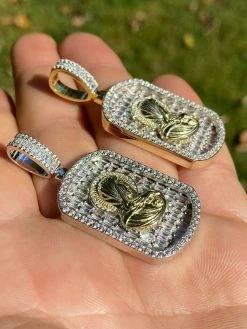 Real Solid 925 Silver Virgin Mary Iced Baguette Diamond DogTag Pendant Necklace 28 Real Solid 925 Silver Virgin Mary Iced Baguette Diamond DogTag Pendant Necklace -Harlem Bling Shop harlembling real solid 925 silver virgin mary iced baguette diamond dogtag pendant necklace 28390.1664387028