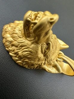 Real Solid 925 Sterling Silver / 14k Gold Wolf Head High Detailed Pendant Matte 31 Real Solid 925 Sterling Silver / 14k Gold Wolf Head High Detailed Pendant Matte -Harlem Bling Shop harlembling real solid 925 sterling silver 14k gold wolf head high detailed pendant matte 32997.1692406066