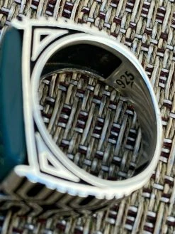 Real Solid 925 Sterling Silver Black Onyx Green Or Red Agate Men's Stone Ring 19 Real Solid 925 Sterling Silver Black Onyx Green Or Red Agate Men's Stone Ring -Harlem Bling Shop harlembling real solid 925 sterling silver black onyx green or red agate mens stone ring 35775.1664374558