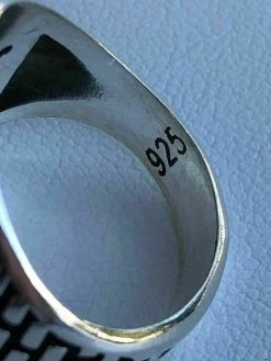 Real Solid 925 Sterling Silver Black Onyx Mens LARGE Signet Pinky Ring All Sizes -Harlem Bling Shop harlembling real solid 925 sterling silver black onyx mens large signet pinky ring all sizes 78752.1664396781