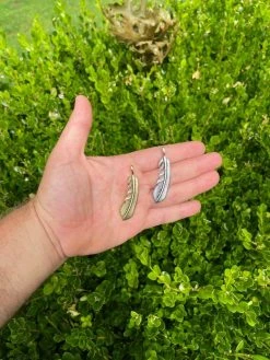 Real Solid 925 Sterling Silver Eagle Feather Pendant Necklace Gold Mens Womens 16 Real Solid 925 Sterling Silver Eagle Feather Pendant Necklace Gold Mens Womens -Harlem Bling Shop harlembling real solid 925 sterling silver eagle feather pendant necklace gold mens womens 34686.1664394508