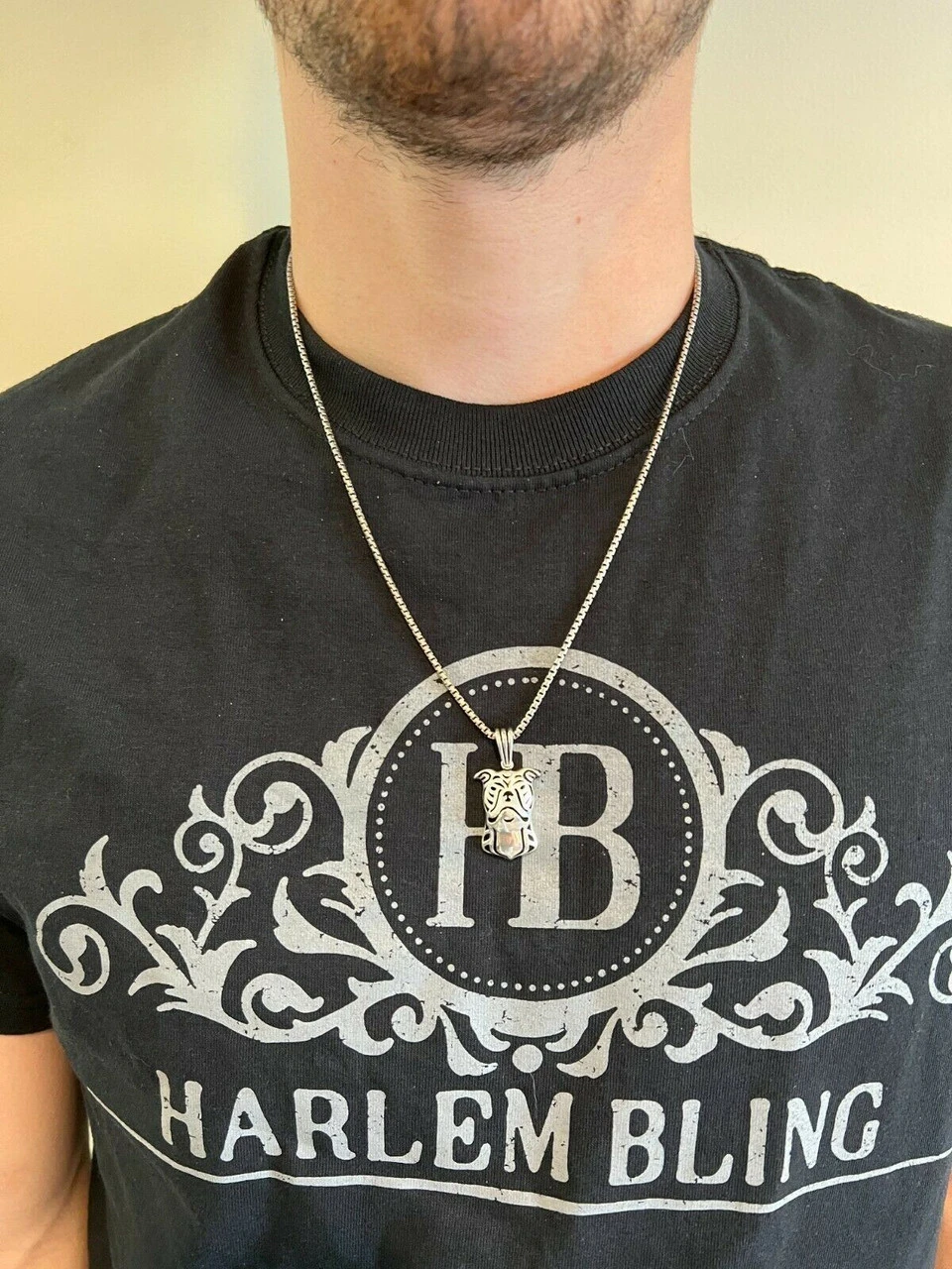 Real Solid 925 Sterling Silver / Gold Bulldog Bull Terrier Dog Pendant Necklace 14 Real Solid 925 Sterling Silver / Gold Bulldog Bull Terrier Dog Pendant Necklace - Image 12