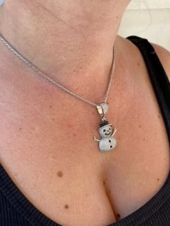 Real Solid 925 Sterling Silver Hip Hop Pendant Necklace Snowman Frosty Emoji ⛄ 21 Real Solid 925 Sterling Silver Hip Hop Pendant Necklace Snowman Frosty Emoji ⛄ -Harlem Bling Shop harlembling real solid 925 sterling silver hip hop pendant necklace snowman frosty emoji 38187.1664372278