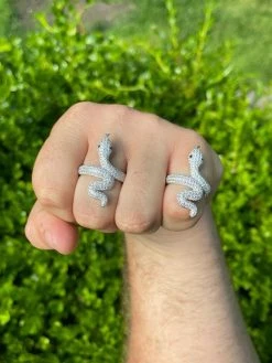 Real Solid 925 Sterling Silver Mens Ladies Snake Cobra Iced Diamond Ring Hip Hop 16 Real Solid 925 Sterling Silver Mens Ladies Snake Cobra Iced Diamond Ring Hip Hop -Harlem Bling Shop harlembling real solid 925 sterling silver mens ladies snake cobra iced diamond ring hip hop 22320.1664371993