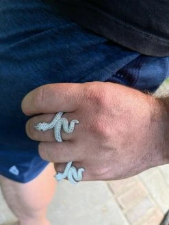 Real Solid 925 Sterling Silver Mens Ladies Snake Cobra Iced Diamond Ring Hip Hop 24 Real Solid 925 Sterling Silver Mens Ladies Snake Cobra Iced Diamond Ring Hip Hop -Harlem Bling Shop harlembling real solid 925 sterling silver mens ladies snake cobra iced diamond ring hip hop 47255.1664372459