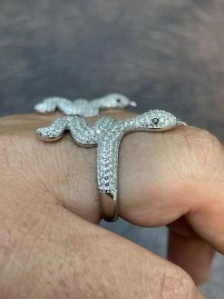 Real Solid 925 Sterling Silver Mens Ladies Snake Cobra Iced Diamond Ring Hip Hop 25 Real Solid 925 Sterling Silver Mens Ladies Snake Cobra Iced Diamond Ring Hip Hop -Harlem Bling Shop harlembling real solid 925 sterling silver mens ladies snake cobra iced diamond ring hip hop 61397.1664384878